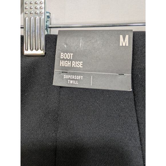 Express Supersoft Twill Boot High Rise Pants Black Size M NWT - Picture 5 of 8